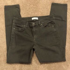 EUC Loft “Skinny Modern” Gray/Green Jeans Size 27 (4)